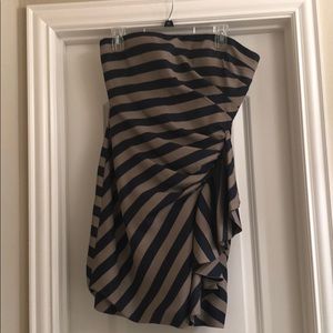 BCBG strapless cocktail dress